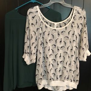 Bundle of sheer tops